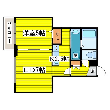 札幌駅 徒歩7分 4階の物件間取画像